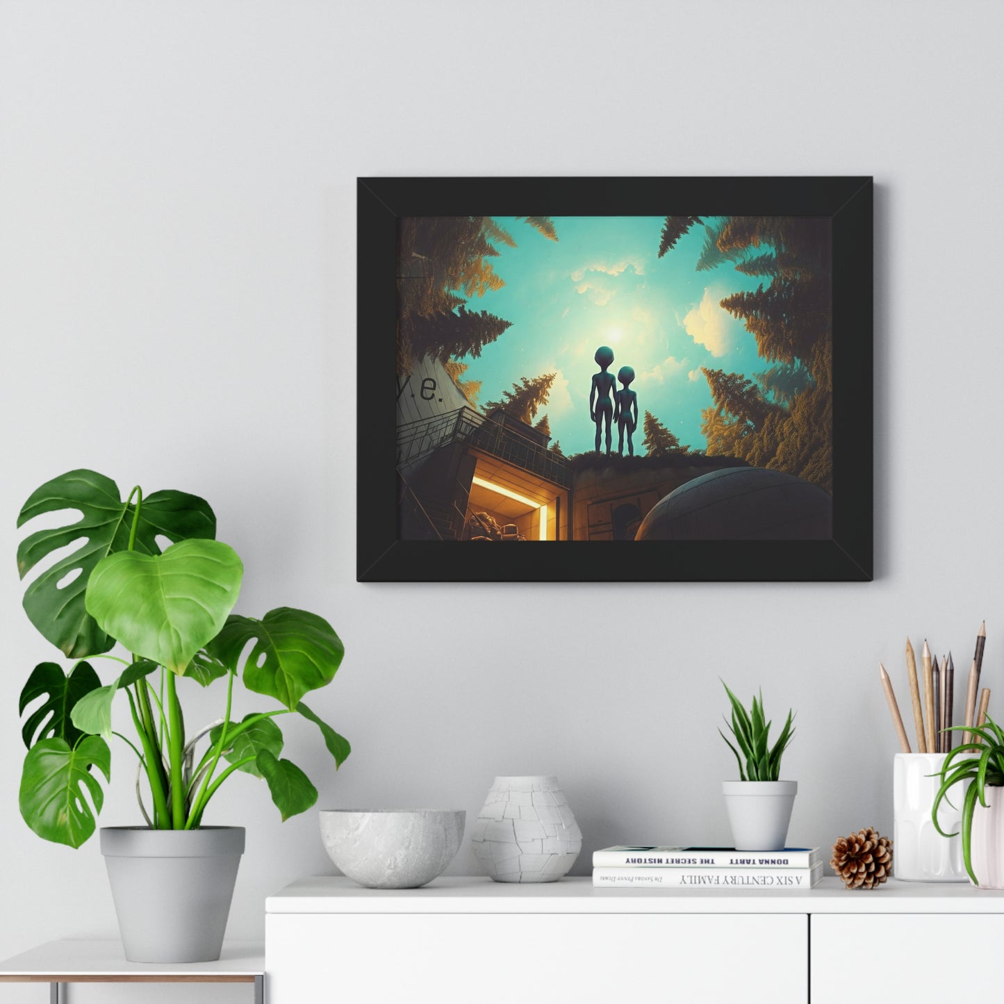 Changing Romance in Eternity Framed Horizontal Poster