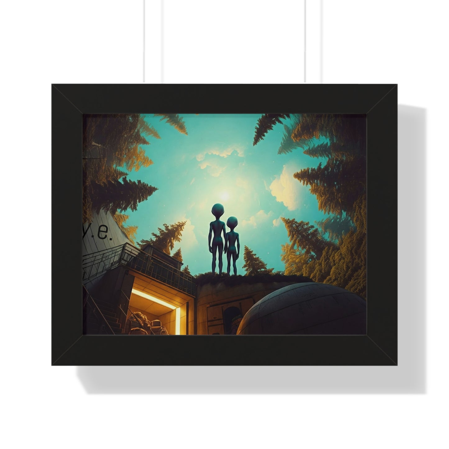 Changing Romance in Eternity Framed Horizontal Poster
