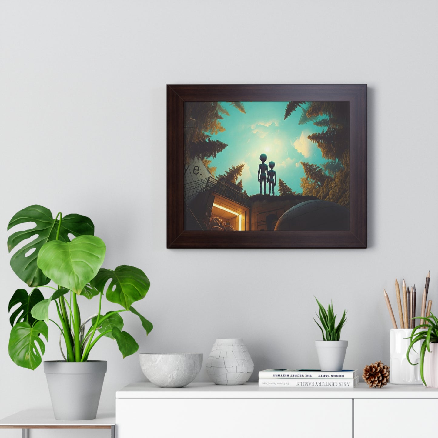Changing Romance in Eternity Framed Horizontal Poster