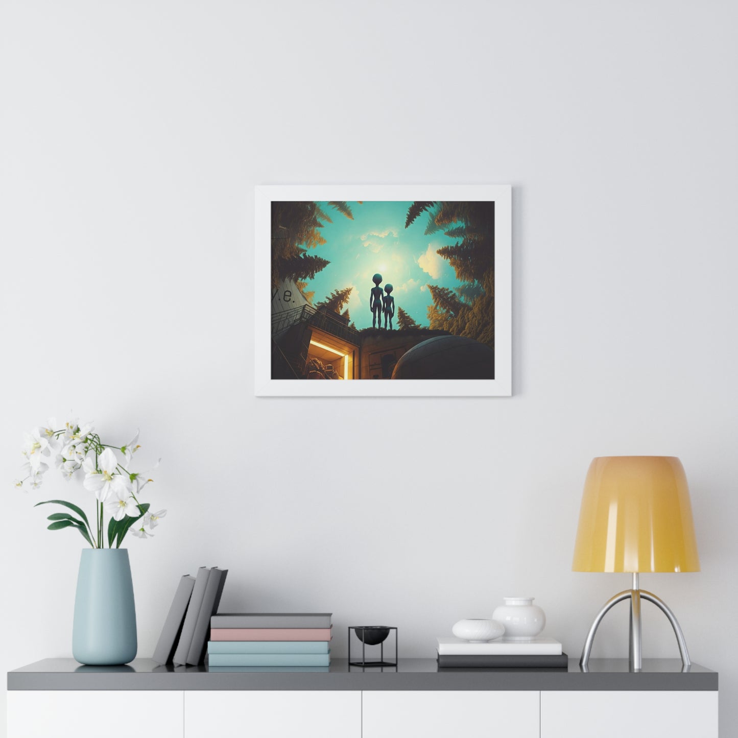 Changing Romance in Eternity Framed Horizontal Poster