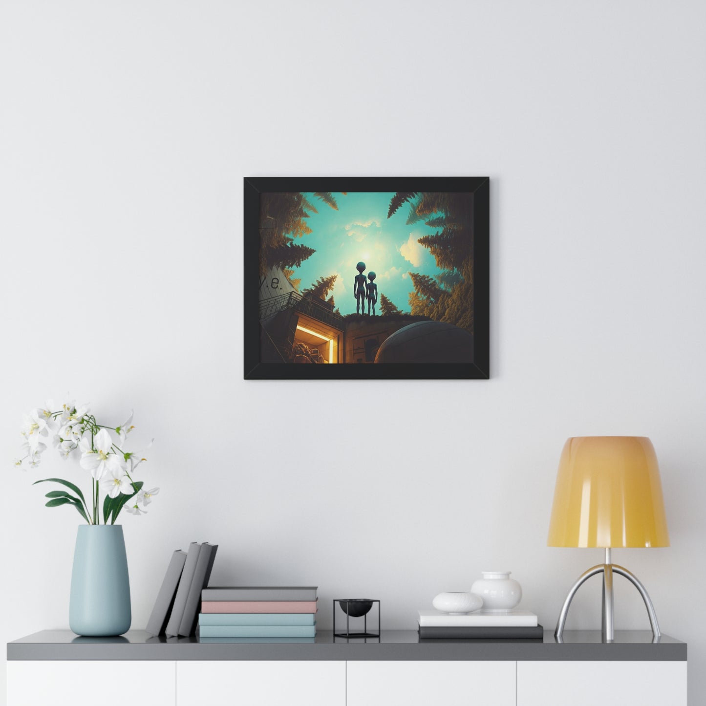 Changing Romance in Eternity Framed Horizontal Poster