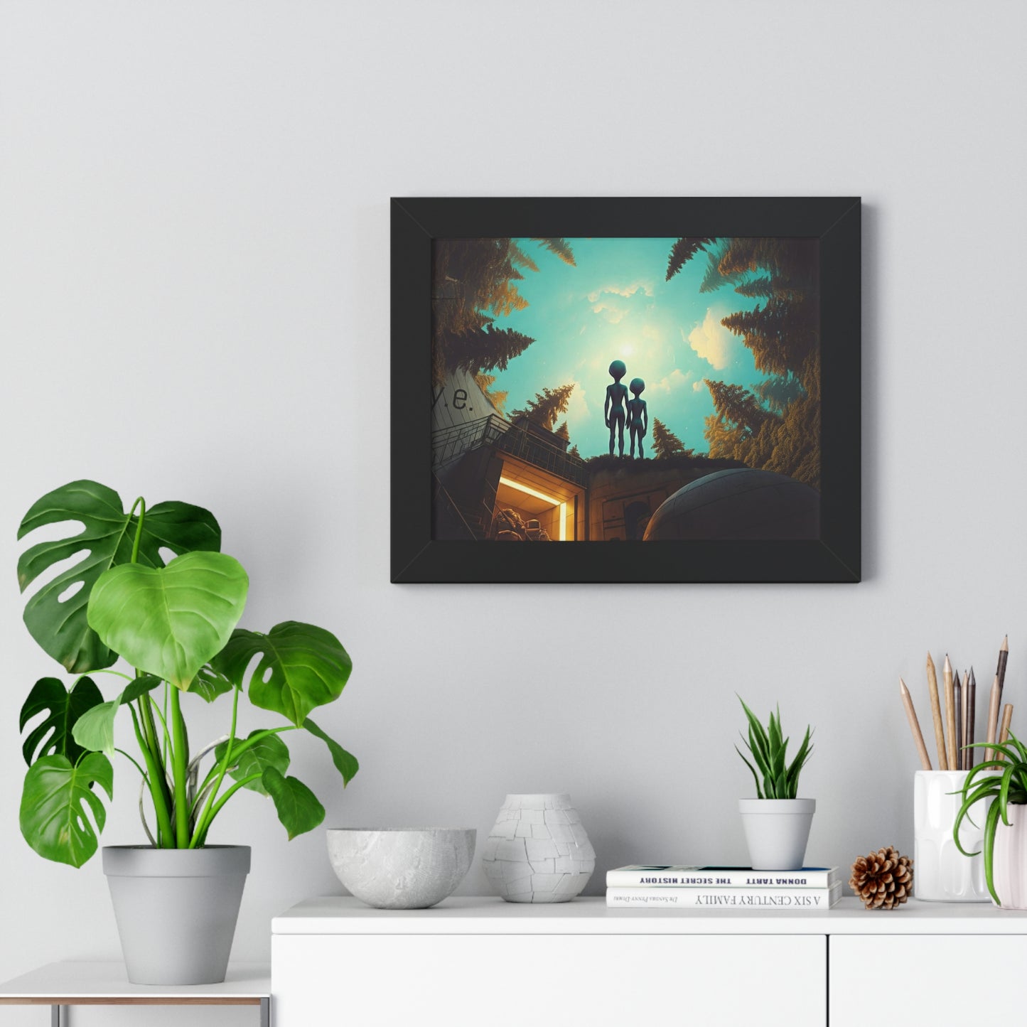 Changing Romance in Eternity Framed Horizontal Poster