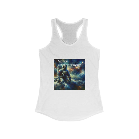 Space Entrepreneur Women's Ideal Racerback Tank