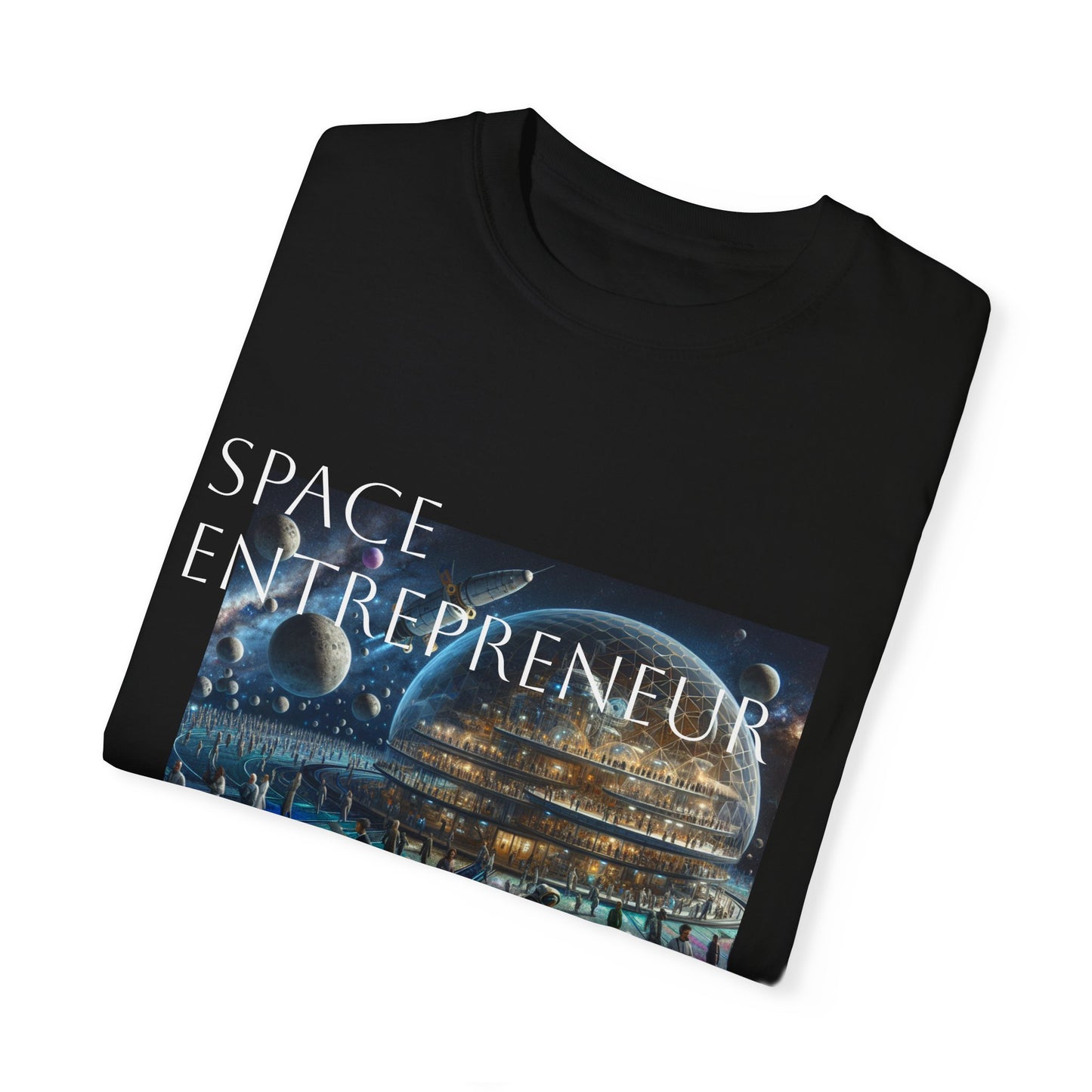 Space Entrepreneur Unisex Garment-Dyed T-shirt