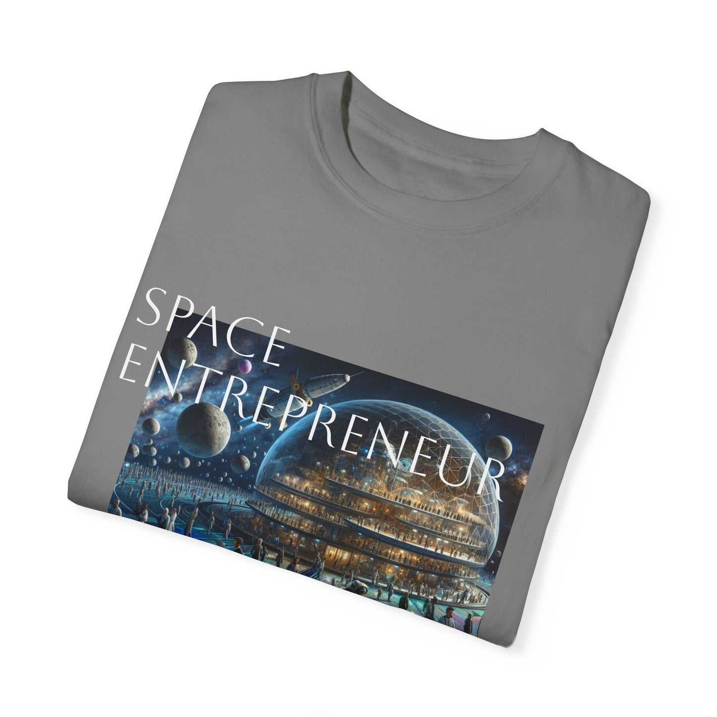 Space Entrepreneur Unisex Garment-Dyed T-shirt