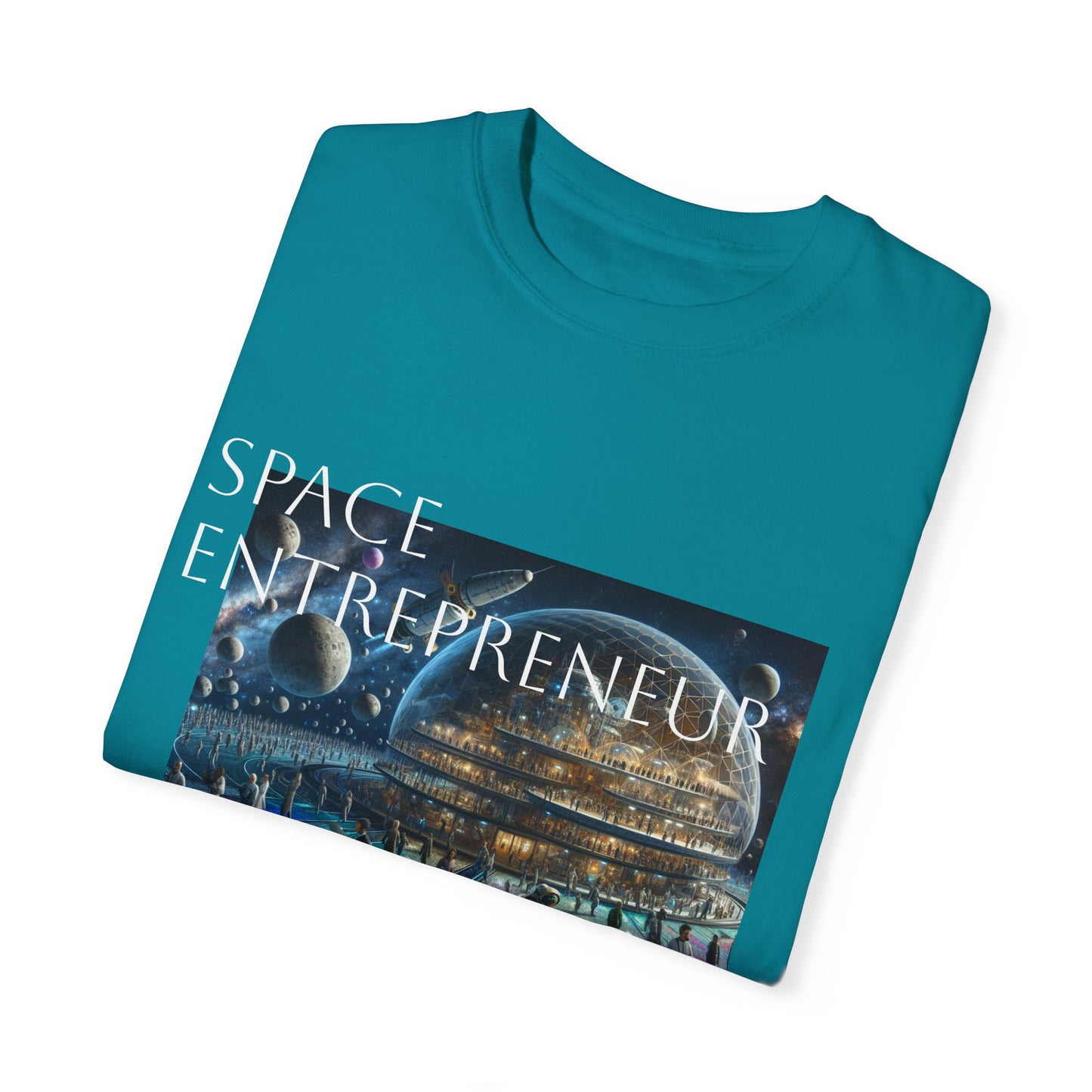 Space Entrepreneur Unisex Garment-Dyed T-shirt