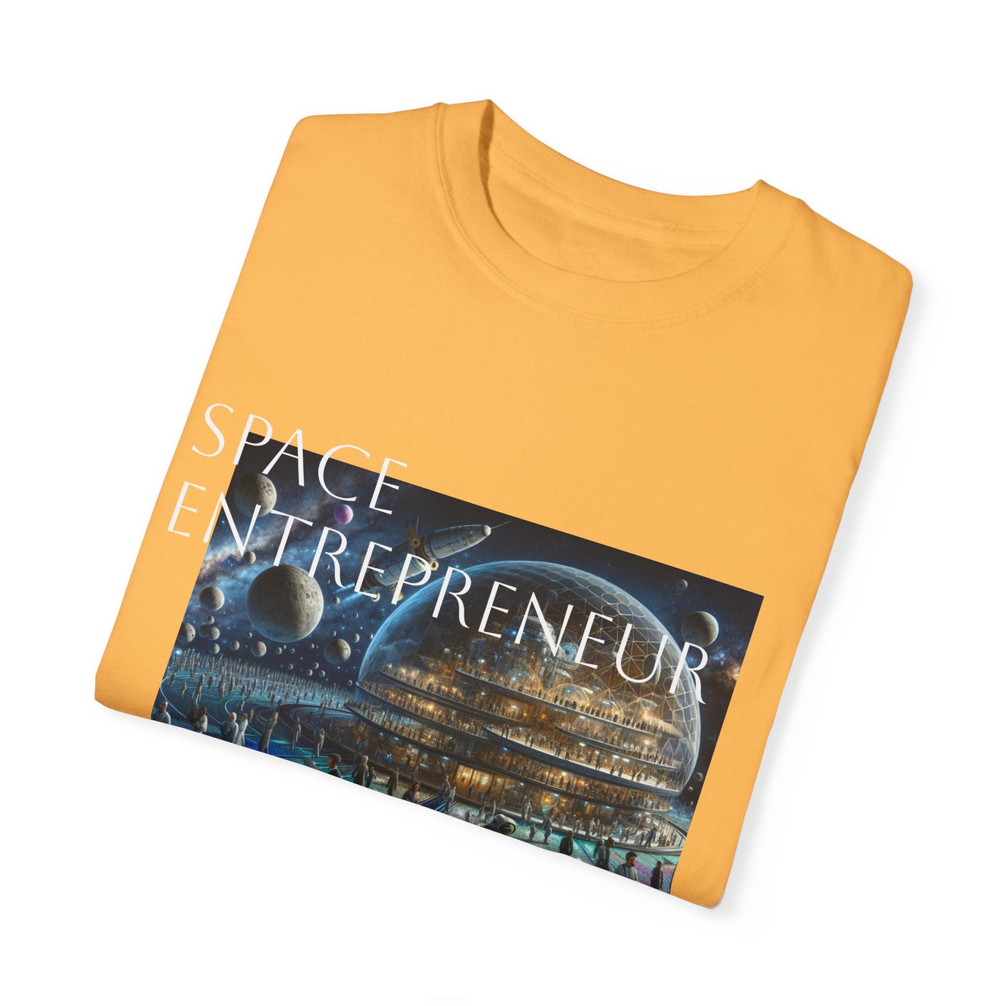 Space Entrepreneur Unisex Garment-Dyed T-shirt