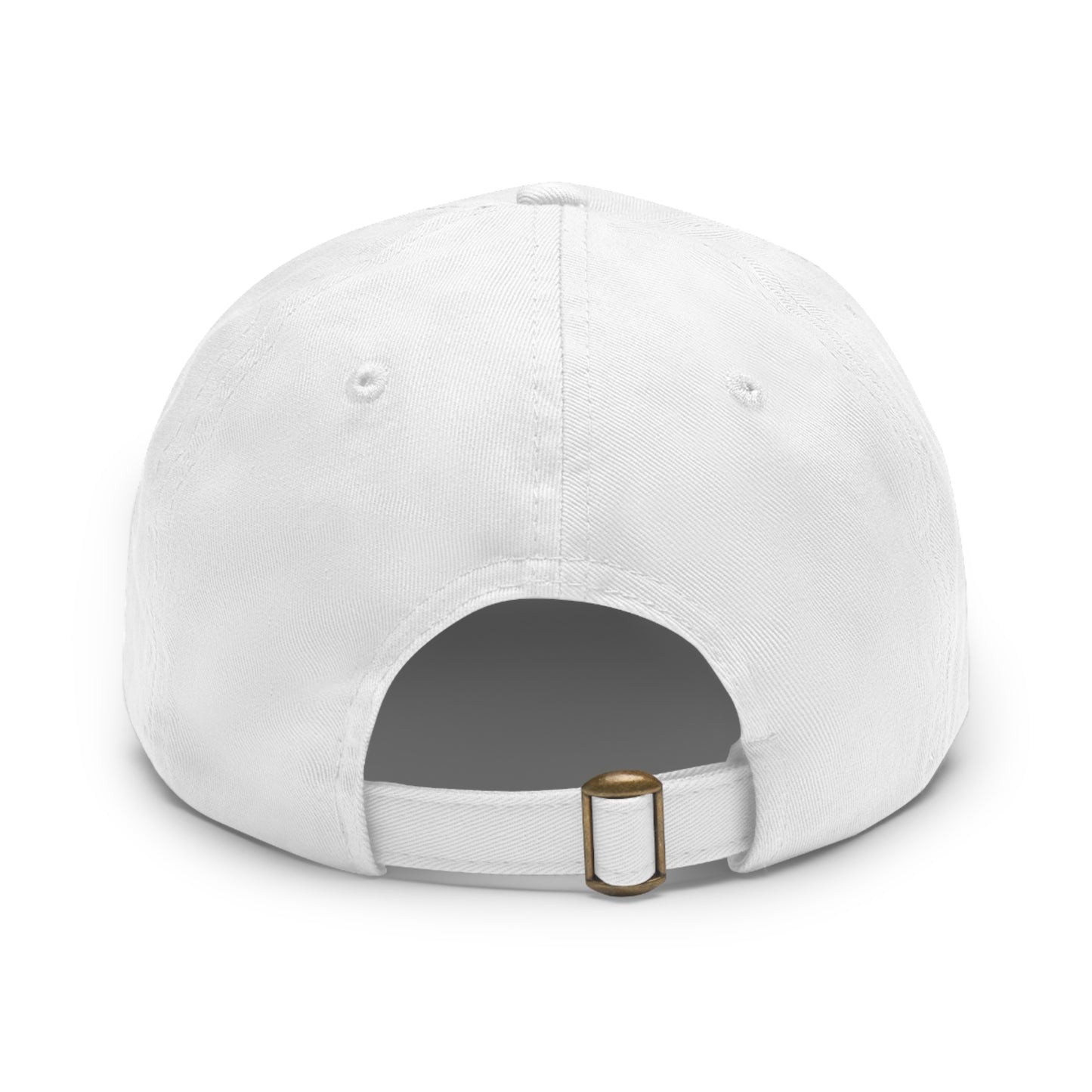 I'm On To Something Dad Hat with Leather Patch (Rectangle)