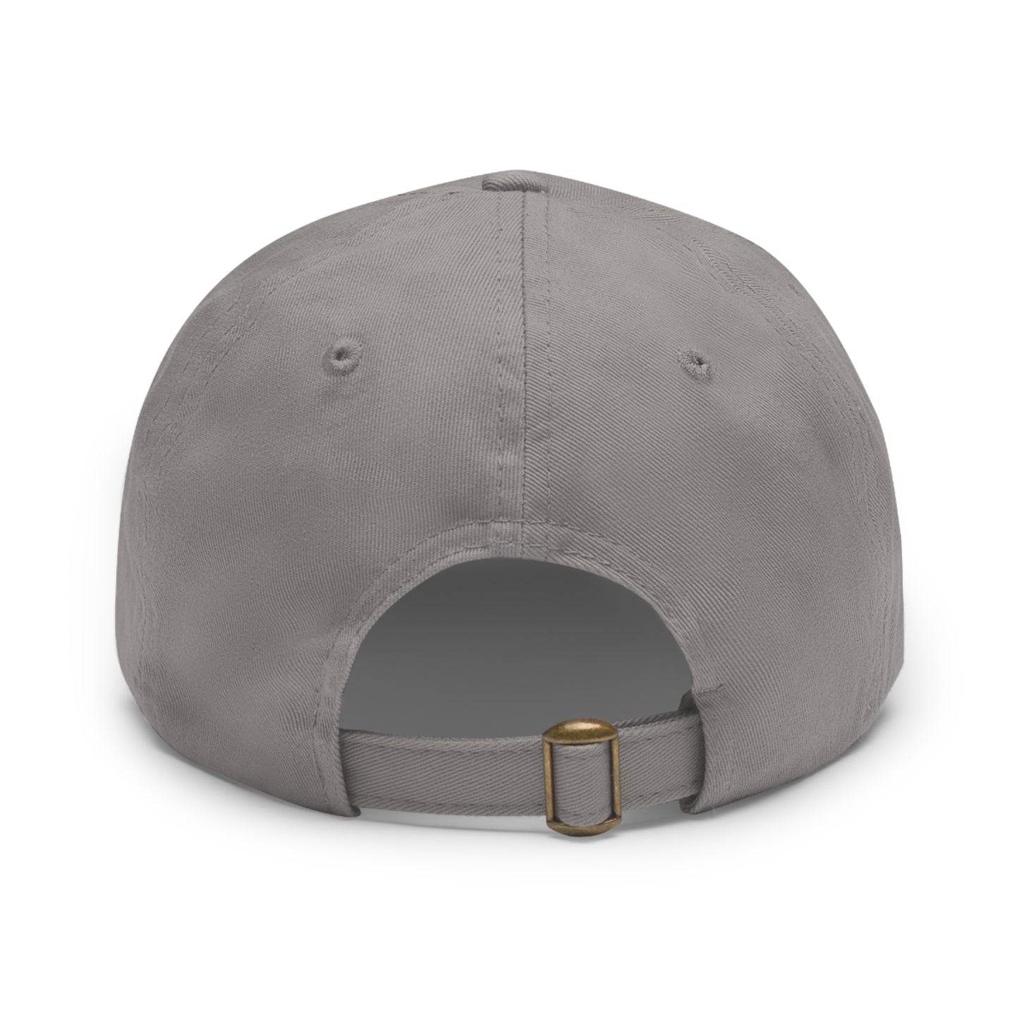 I'm On To Something Dad Hat with Leather Patch (Rectangle)