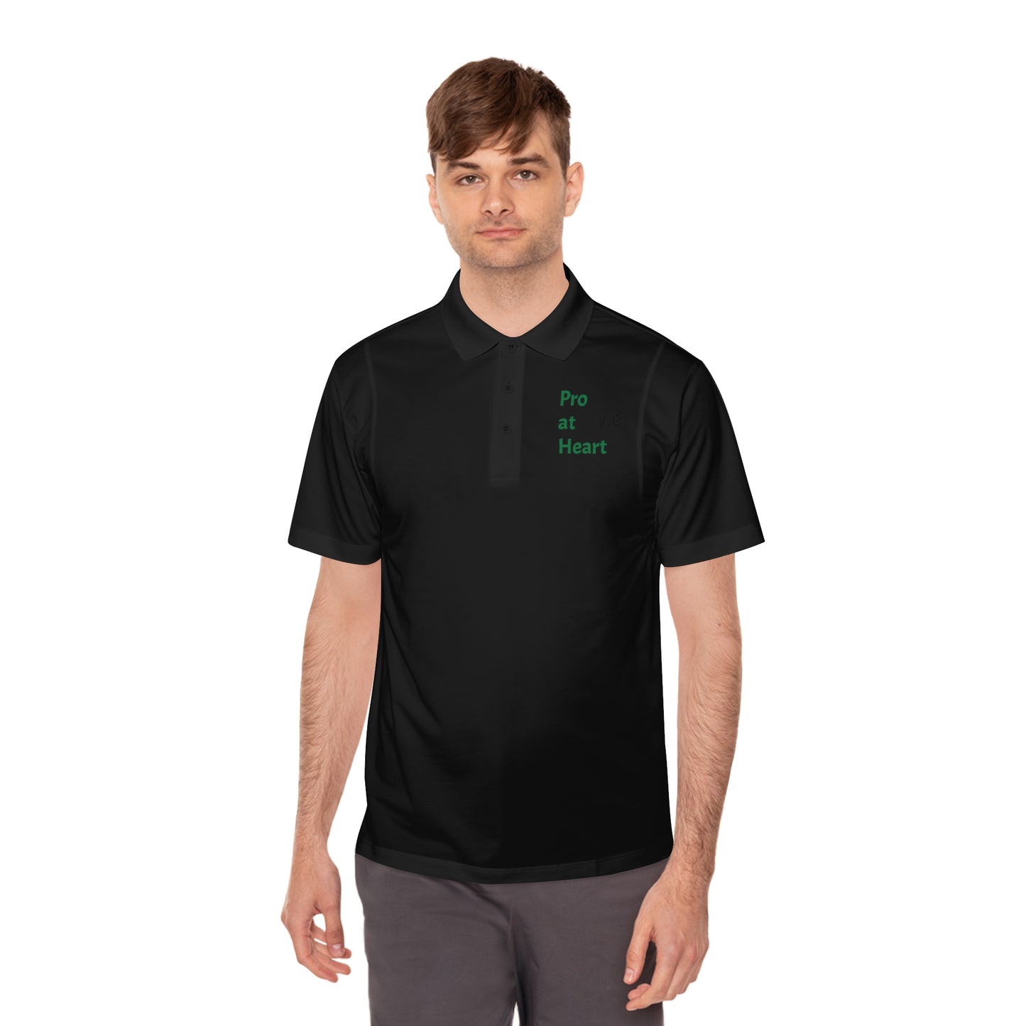 Pro at Heart Men's Sport Polo Shirt