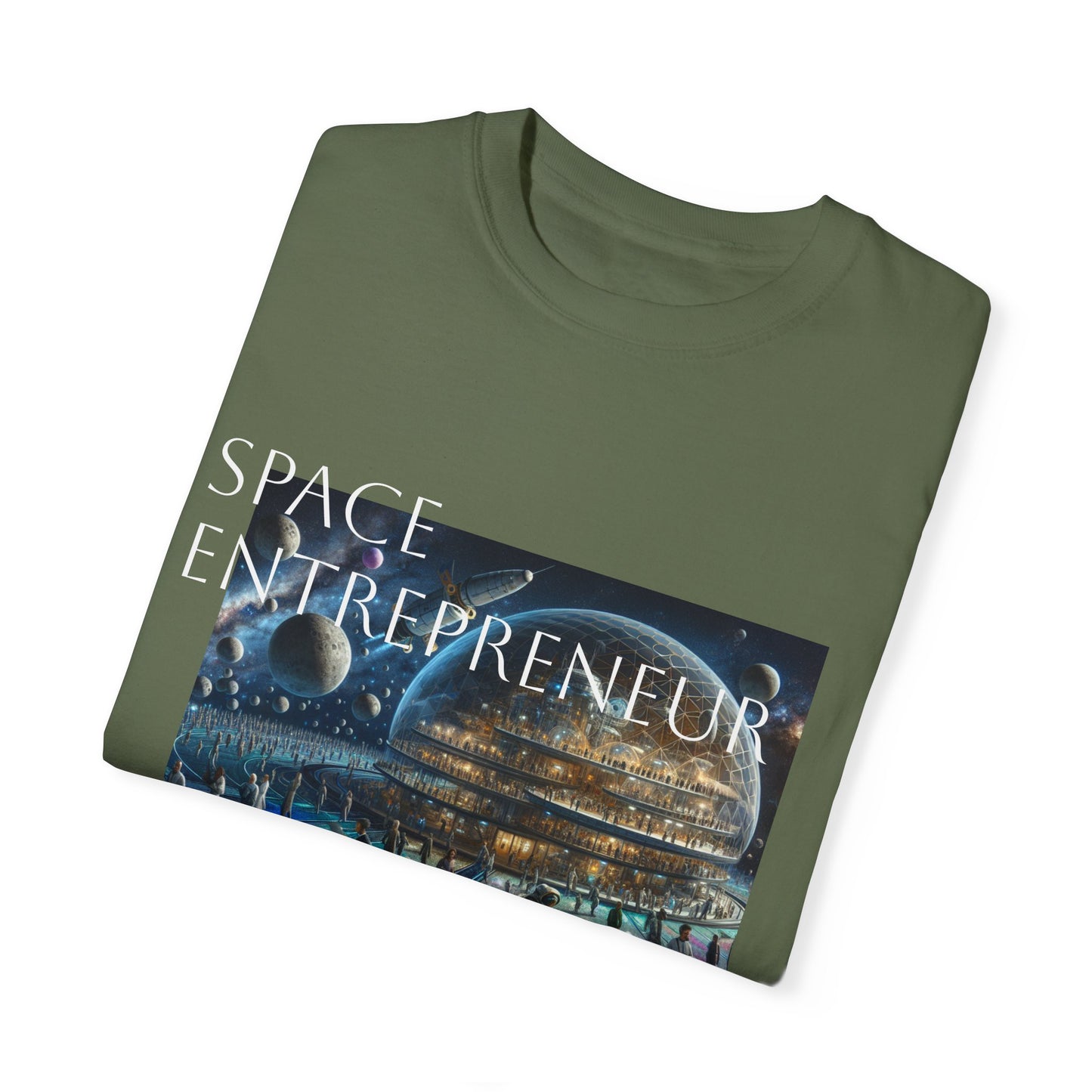 Space Entrepreneur Unisex Garment-Dyed T-shirt