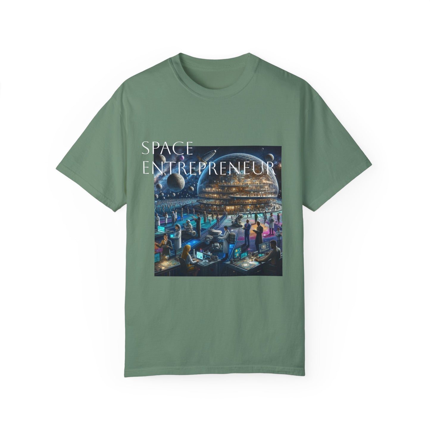 Space Entrepreneur Unisex Garment-Dyed T-shirt