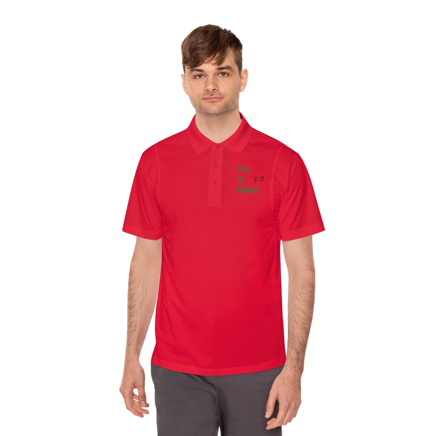 Pro at Heart Men's Sport Polo Shirt