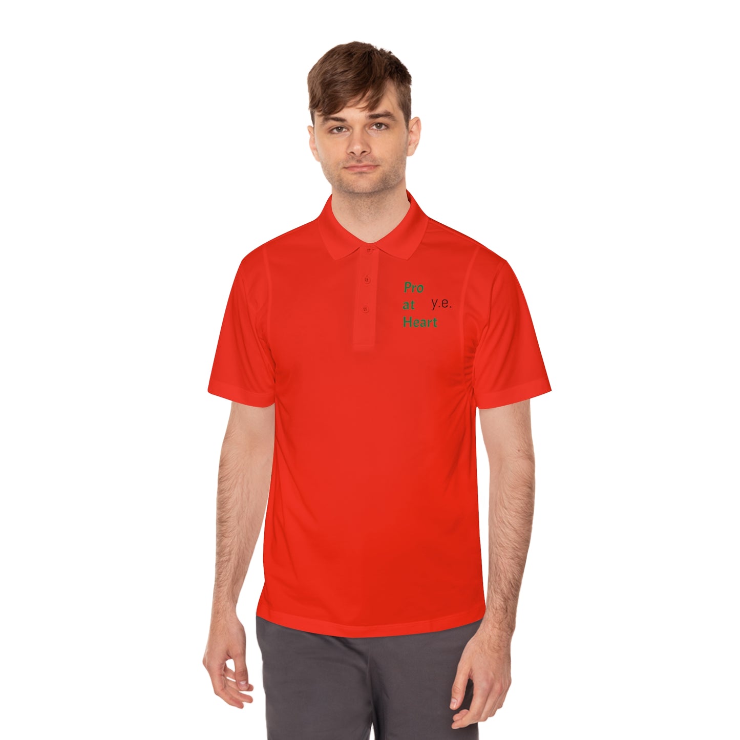 Pro at Heart Men's Sport Polo Shirt