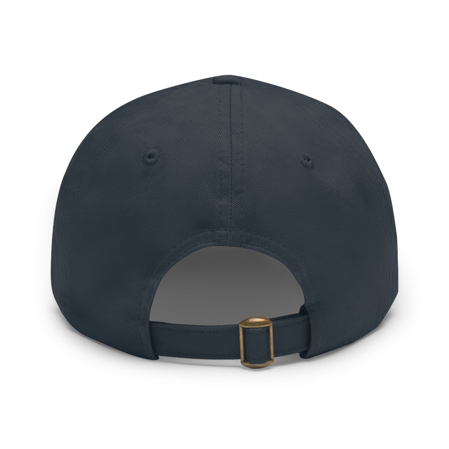 I'm On To Something Dad Hat with Leather Patch (Rectangle)