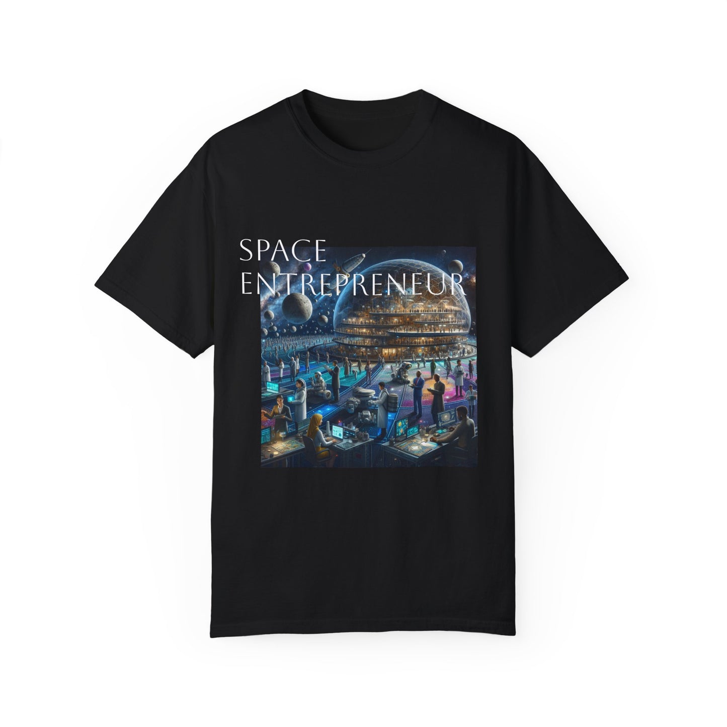 Space Entrepreneur Unisex Garment-Dyed T-shirt