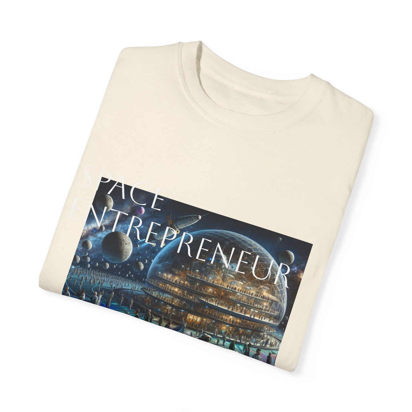 Space Entrepreneur Unisex Garment-Dyed T-shirt