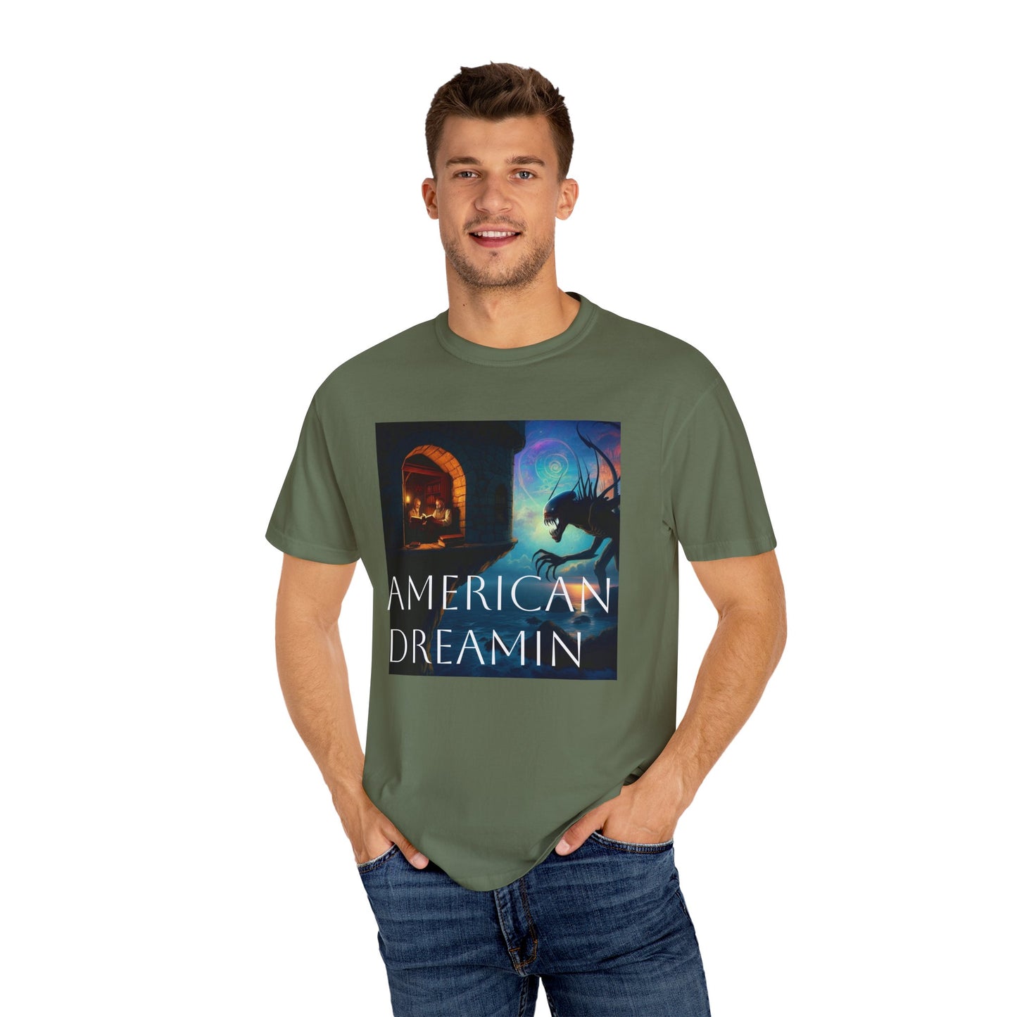 American Dreamin Unisex Garment-Dyed T-shirt