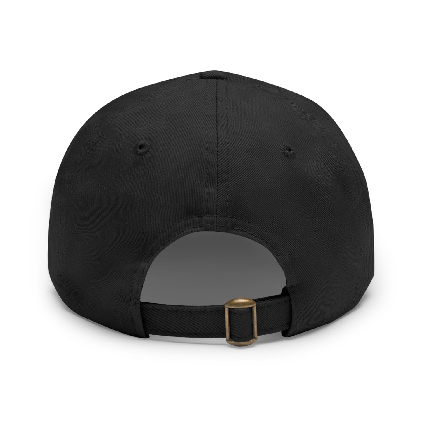 I'm On To Something Dad Hat with Leather Patch (Rectangle)